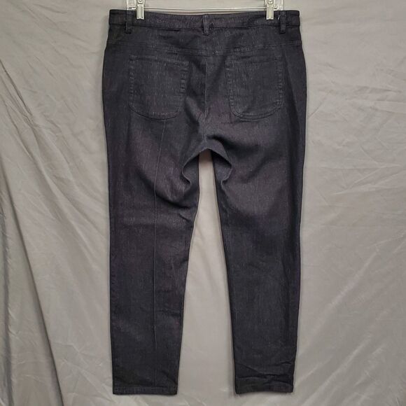 ETCETERA size 10 BLACK SLIM LEG JEAN PANTS - Picture 3 of 9